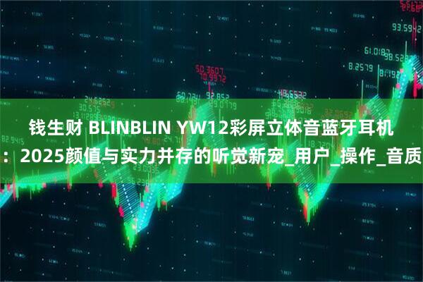 钱生财 BLINBLIN YW12彩屏立体音蓝牙耳机：2025颜值与实力并存的听觉新宠_用户_操作_音质